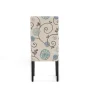 Pertica White and Blue Floral Fabric Dining Chairs (Set of 2) - Image 5