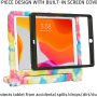 HDE iPad 9th Generation Case for Kids with Built-in Screen Protector Shockproof iPad Cover 10.2 inch with Handle Stand fits 2021 9th Gen, 2020 8th Gen, 2019 7th Gen Apple iPad 10.2 - Tie Dye - Image 2