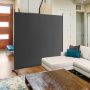 6 Feet Single Panel Rolling Room Divider with Wheels - Image 1