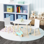 Wooden Children's Table And 2 Chairs Set - Image 2