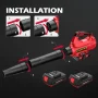 PowerSmart 40V Cordless Leaf Blower, 450 CFM 130 mph, Includes 2 x 2.0Ah Batteries & Chargers - Image 6