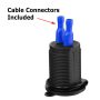 12V Car Boat Motorcycle USB Cigarette Lighter Socket Power Adapter Outlet Panel - Image 3