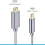 CableCreation Short USB C Hard Drive Cable 1FT, USB 3.1 C to Micro B Cable 10Gbps USB C to Hard Drive Cable Compatible with MacBook Pro Air Galaxy S5 My Passport Elements etc, 0.3m Space Gray - Image 5