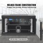6U Wall Mount Network Server Rack Cabinet Enclosure 15.5'' Deep Door Lock - Image 5