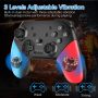 Switch Controllers Wireless Pro Controller Remote Pro Controller Gamepad Joystick with Dual Vibration, Gyro Axis, Adjustable Turbo (Red) - Image 3