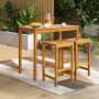 30-Inch Height Bar Chair with Saddle Shaped Seat and Sturdy Footrest - Set of 2 - Image 2
