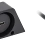 Metra - 1' Male USB 4.0 Type-C to Female USB 4.0 Type-C Extension Cable - Black - Image 2