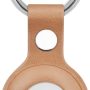 Wenmer AirTag Case, Protective Case for AirTag, Anti-Lost Protective Cover with Keychain, Leather AirTag Cases for Phone Finder Key Finder, Brown - Image 4