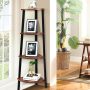4-Tier Multipurpose Corner Shelf Bookcase - Image 1