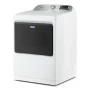 Maytag - 7.4 Cu. Ft. Pet Pro Top Load Electric Dryer with Extra Power and Sanitize Cycle - White - Image 4