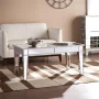 SEI Furniture Mirage Mirrored Coffee Table in Distressed Silver - Image 1