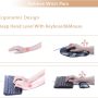 Keyboard Wrist Rest Pad and Mouse Pads with Wrist Rest Support Memory Foam Ergonomic Mouse Pad Set Easy Typing for Home & Office Computers,Laptop,Gaming-Plant Cactus - Image 4