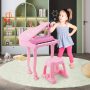 37 Keys Kids Piano Keyboard with Stool and Piano Lid - Image 2