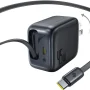 Baseus - Enercore with Single Retractable USB-C Cable Charger 45W - Black - Image 4
