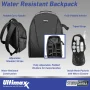 Ultimaxx Water-Resistant Camera / Gadget Backpack with Fully Padded / Adjustable Dividers for Customization - Image 2