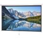 100 Inch 16:9 Manual Pull Down Projector Projection Screen Home Theater Movie - Image 1