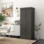 72.5 Inches Tall Pantry Cabinet with 6-Tier Shelves and 4 Doors - Image 5