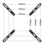 Mount-It! VESA Mount Adapter Kit, Convert 200x200mm VESA to 400x200 and 400x400mm - Image 5