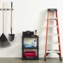 Gracious Living 3 Shelf Knect-A-Shelf Solid Light Duty Storage Unit 24 x 12 x 33", Black (2 Pack) - Image 5