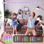Adofi Toy Microphone for Kids, Toddler Microphone for Singing, Karaoke Machine for Girls, Portable Kids Microphone with 2 Bluetooth Microphones, Kids Microphone for Girls - Image 5