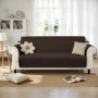 Subrtex Reversible Sofa Cover for Pets, Non-Slip Couch Slipcover for Dogs & Cats, Washable Furniture Protector, Fits Most Couches (Oversize Sofa, Chocolate) - Image 1
