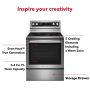 KitchenAid - 30 in. Wide 5 elements 6.4 cu. ft. Self-Cleaning Freestanding Electric Convection Range - Stainless Steel - Image 3