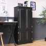 Accent Storage Cabinet with Adjustable Shelves - Black - Image 5