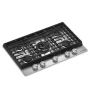 KitchenAid - 30 in. Gas Cooktop with 5 Burners and Integrated Wok Grate - Stainless Steel - Image 2