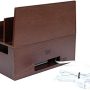 MobileVision Wood Charging Station & Compatible Adapter for Apple Watch Combo Multi Device Organizer for Apple Watch, Smartphones, Tablets, Laptops, and More - Image 2