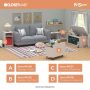 KidSpace 24 in. W x 19 in. H White 1-Cube Wheeled Mobile Toy Organizer - Image 6