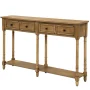 58 in. Brown Standard Rectangle Wood Console Table with Drawers - Image 5