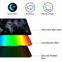 RGB LED Extra Large Soft Gaming Mouse Pad Oversized Glowing World Map 31.5x12'' - Image 6