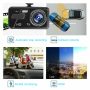 4" 1080P Touch Screen Dash Cam Dual Lens Car DVR Recorder Front and Rear Camera - Image 2