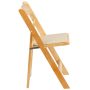 Natural Wood Folding Chair (2-Pack) - Image 2