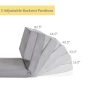 Convertible Lounger Folding Sofa Sleeper Bed - Gray - Image 6