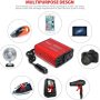 150W Car Power Inverter DC 12V to 110V AC Converter 4.2A Dual USB Ports Car Charger Adapter Red - Image 5