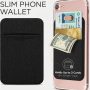 Stick On Phone Wallet Card Holder Slim Adhesive Pocket for iPhone Smart Phone - Image 2