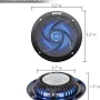 Pyle100W Low-Profile Slim Style Waterproof Weather Resistant Outdoor Audio Stereo Sound System - Image 3