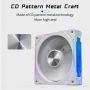 Prism 4RS ARGB CPU Case Fan 120mm Infinity Mirror Design 5V 3PIN Motherboard Lighting Sync 4PIN PWM 800-1800RPM Case Cooler Fan - Image 3