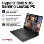 HyperX - HP OMEN 16" 165Hz 2K Gaming Laptop - Intel Core Ultra 7 356H (2026) - 16GB Memory - NVIDIA GeForce RTX 5060 - 512GB SSD - Shadow Black - Image 2