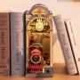 Robotime Rolife Book Nooks Series Stories in Books 4 Kinds DIY Wooden Miniature House Furniture Sakura Densya TGB01 Dropshipping - Magic House - Image 5