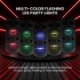 Pyle Portable Bluetooth PA Speaker-240W Dual 6.5" Rechargeable Indoor/Outdoor BT Karaoke Audio System-TWS, Party Lights, LED Display, FM/AUX/MP3/USB/SD, 6.5mm in, Carry Handle-Wireless Mic, Remote - Image 4