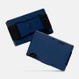 The Ridge Wallet - 2.0 - Aluminum: Cash Strap - Dark Harbor - Image 3