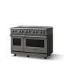 Viking - 48 in. Wide 6 Elements Pro 5 Series 7.3 Cu. Ft. Freestanding 6 Element Induction Convection Range - Damascus Gray - Image 2