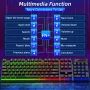 Wired Gaming Keyboard & Mouse Combo, RGB Backlit Mechanical Gaming Keyboard Mouse W/ Multimedia Keys, Anti-ghosting Keys, Spill-Resistant for Windows PC Gamers Desktop Computer Laptop,Black - Image 4
