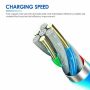 LED Fast Charging USB Charger Cable For iPhone 12/13 + Pro/XS Max/XR/X/8/7 8 PIN - Image 4