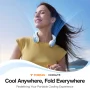 TORRAS - COOLiTE Portable Foldable Neck Fan - Light Blue - Image 3