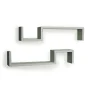 22.5 in. x 5 in. White Laminated "S" Wall Mount Shelves (Set of 2) - Image 6