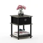 Turn-N-Tube French Oak Grey 3-Tier End Table with Storage Bin - Image 5