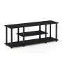 Furinno Turn - N - Tube No Tool 3 - Tier Entertainment TV Stands, Espresso - Image 1
